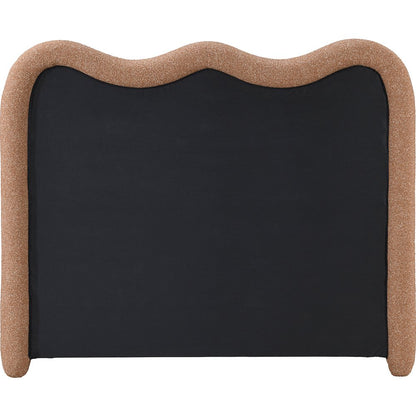 Gavin Cognac Chenille Fabric Full Bed