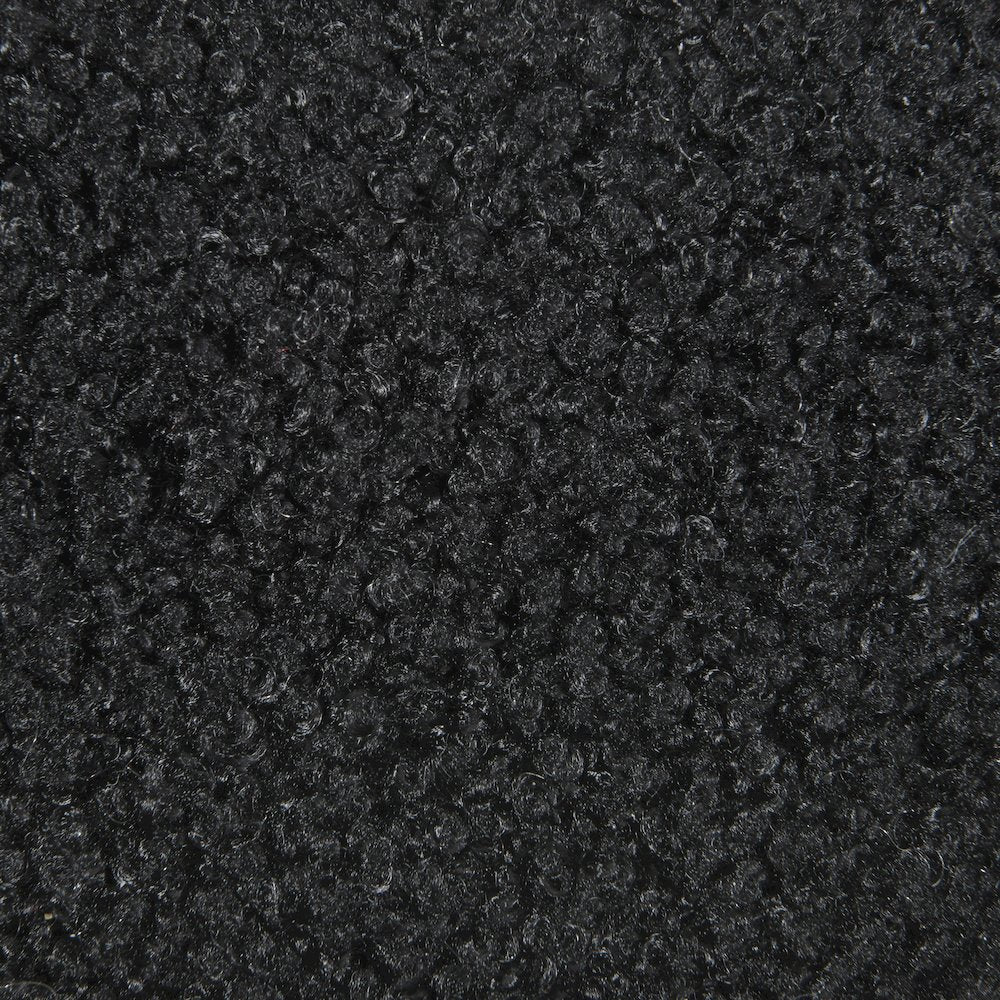 Genesis Black Teddy Fabric King Bed