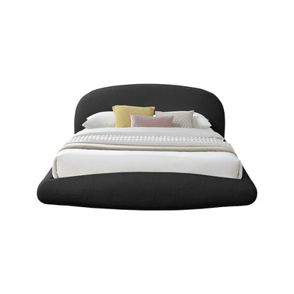 Genesis Black Teddy Fabric Queen Bed