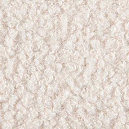 Genesis Cream Teddy Fabric Queen Bed