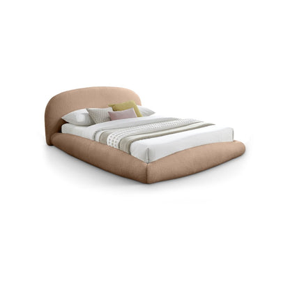 Genesis Beige Teddy Fabric Full Bed