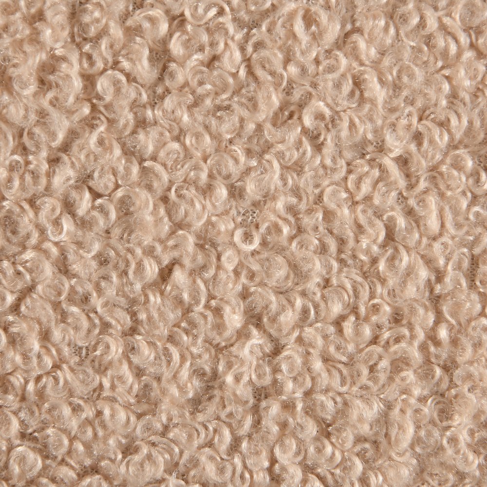 Genesis Beige Teddy Fabric Full Bed