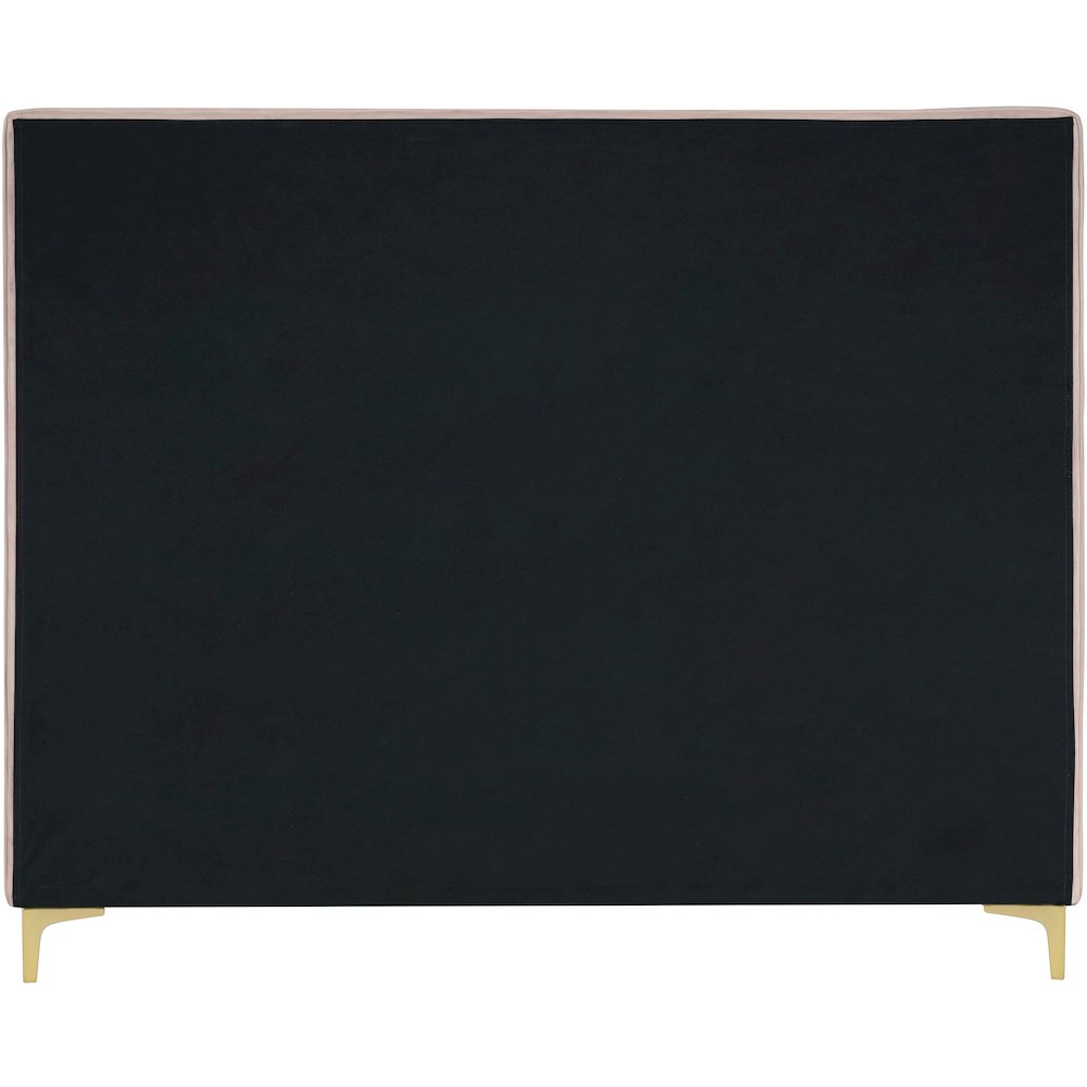 Geri Pink Velvet Full Bed