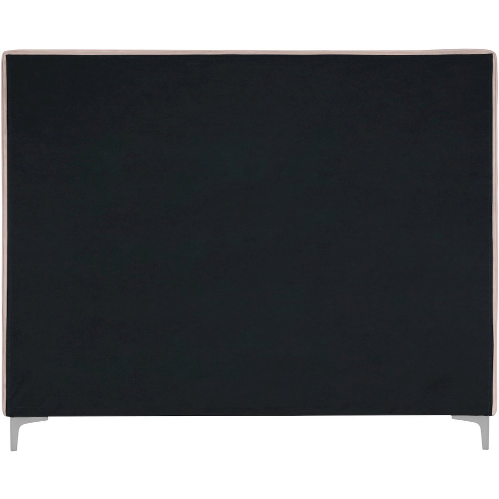 Geri Pink Velvet Queen Bed