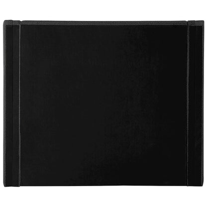 Halton Black Boucle Fabric King Bed