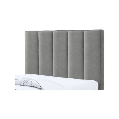 Hudson Grey Vegan Leather Twin Trundle Bed