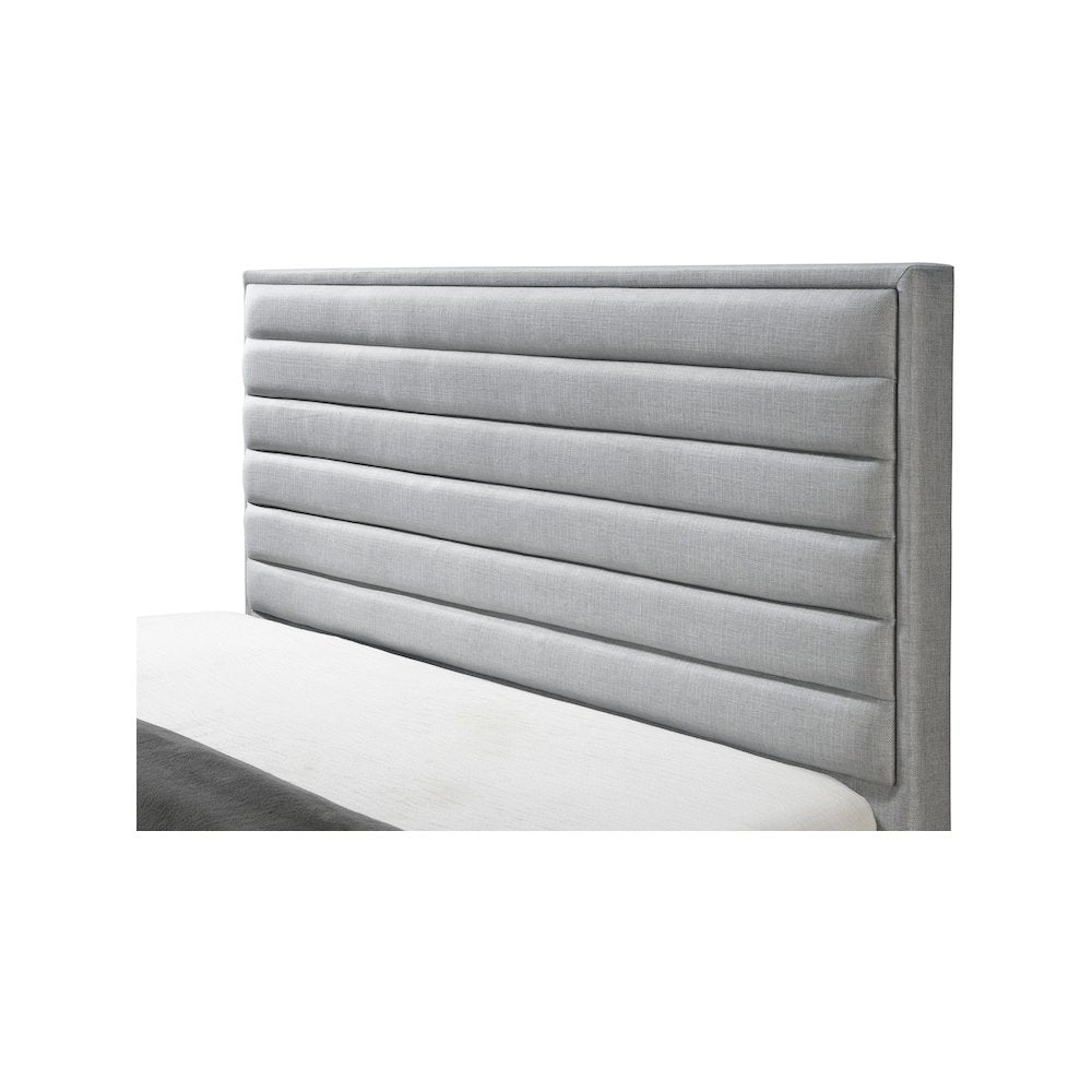 Hunter Grey Linen Textured Full Bed
