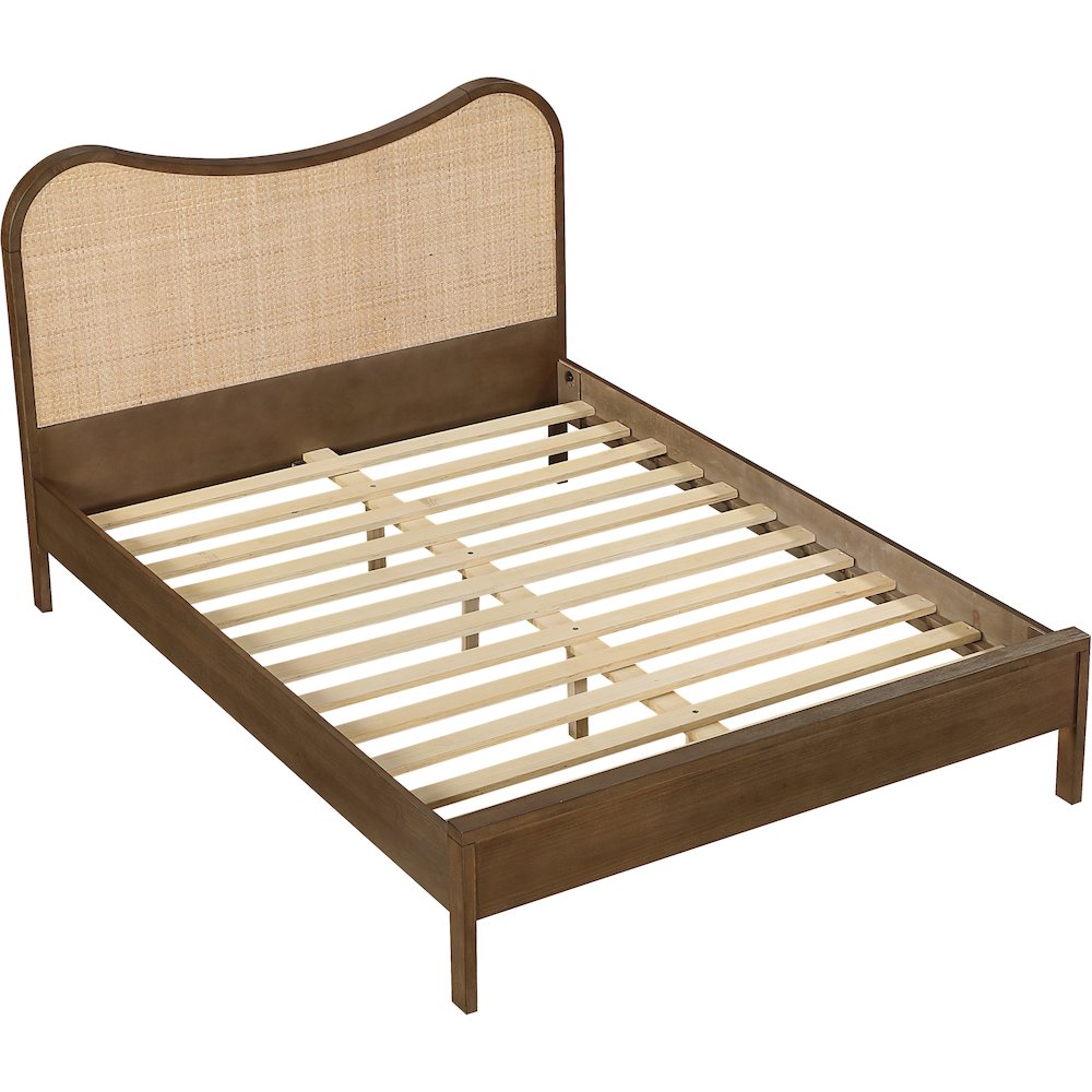 Windsor Brown Solid Wood Full Bed (3 Boxes)