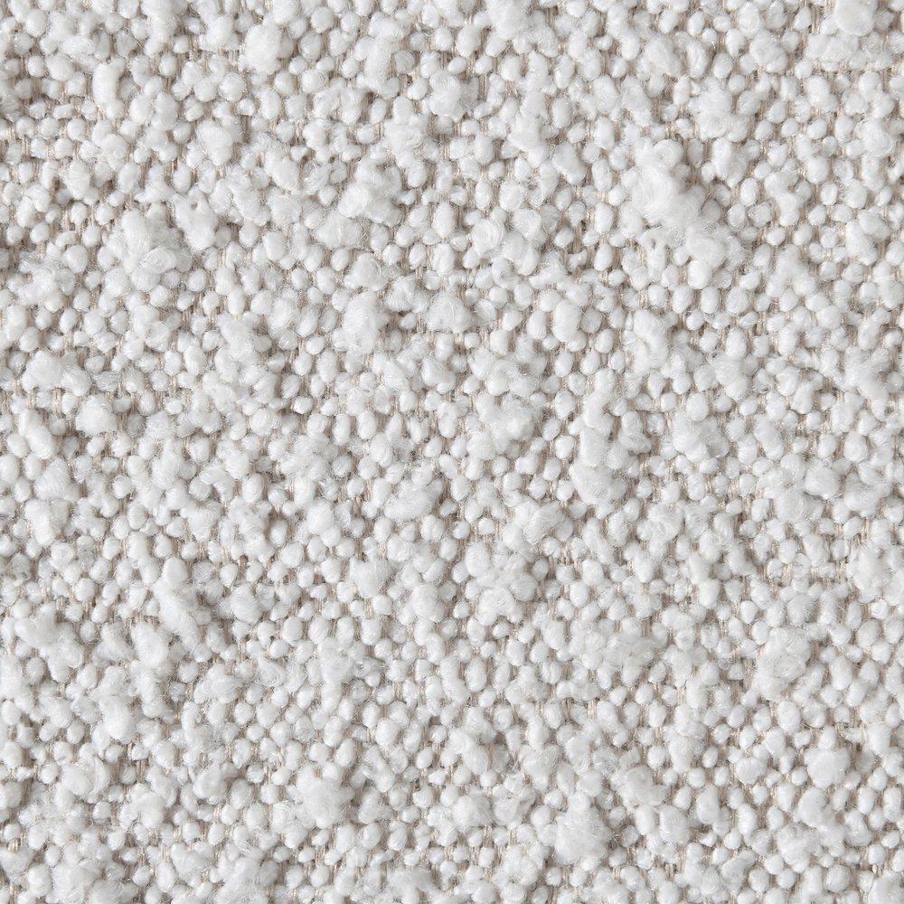 Jardin Cream Boucle Fabric King Bed