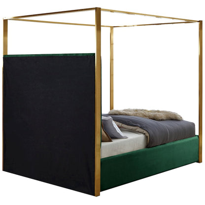 Jones Green Velvet King Bed