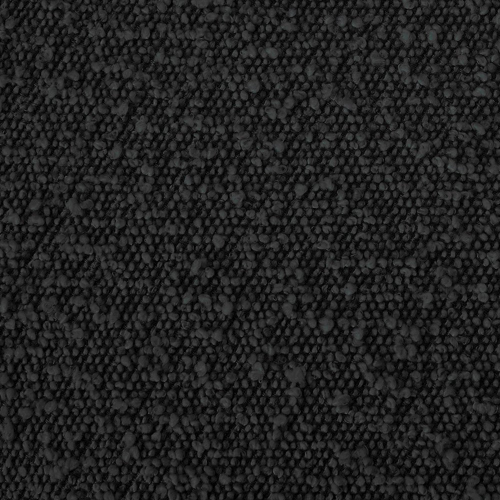 Kelly Black Boucle Fabric Queen Bed