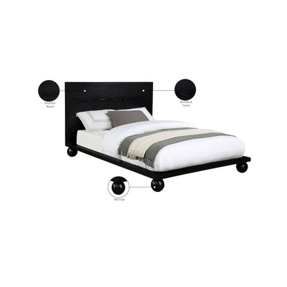 Kent Black King Bed