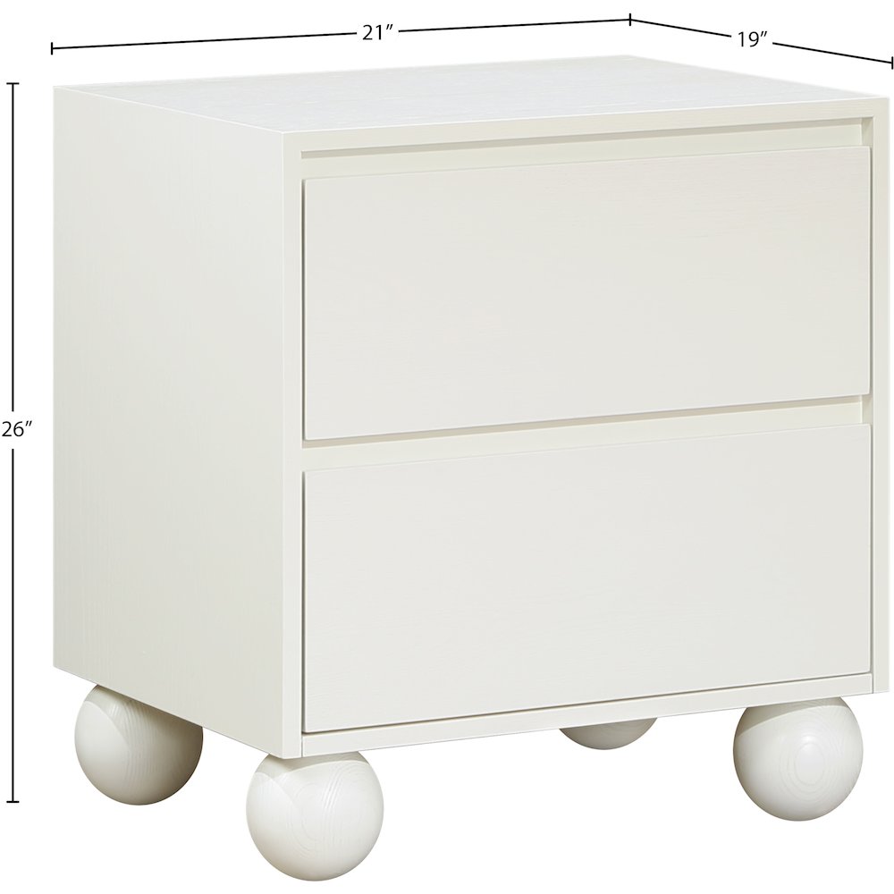 Kent Cream Night Stand