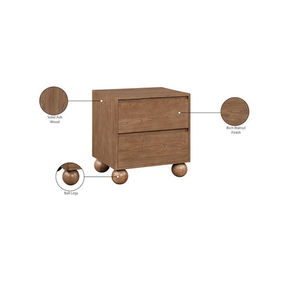 Kent Walnut Night Stand