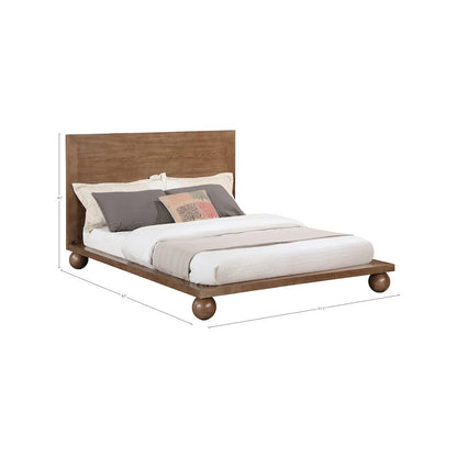 Kent Walnut Queen Bed
