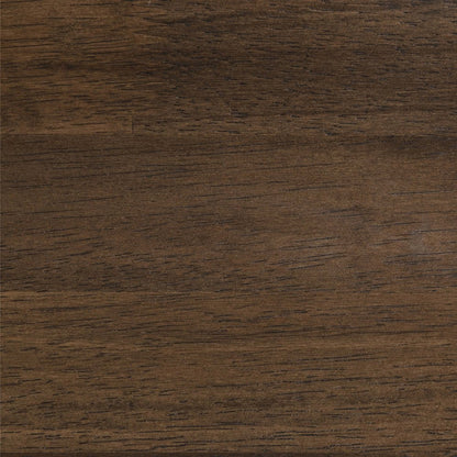 Kivo Walnut Solid Wood Full Bed