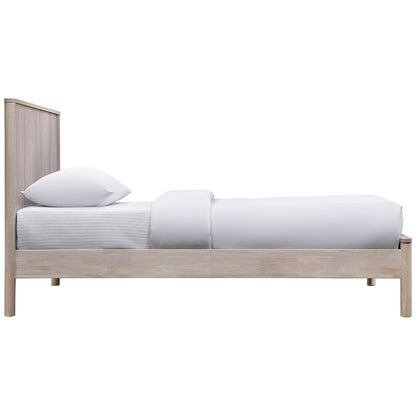 Kivo Natural Solid Wood Twin Bed
