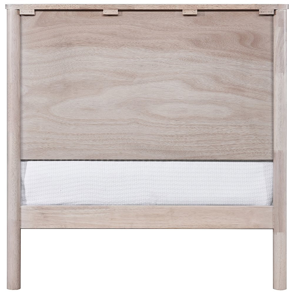 Kivo Natural Solid Wood Twin Bed