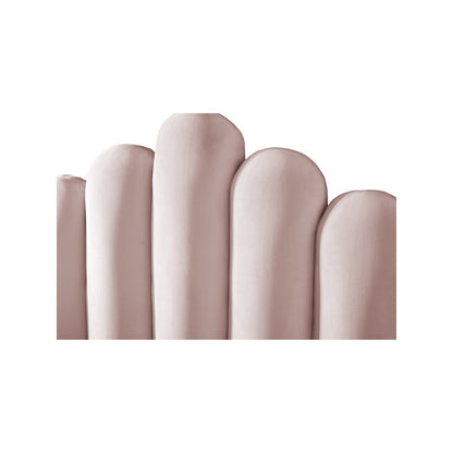 Lily Pink Velvet Full Bed