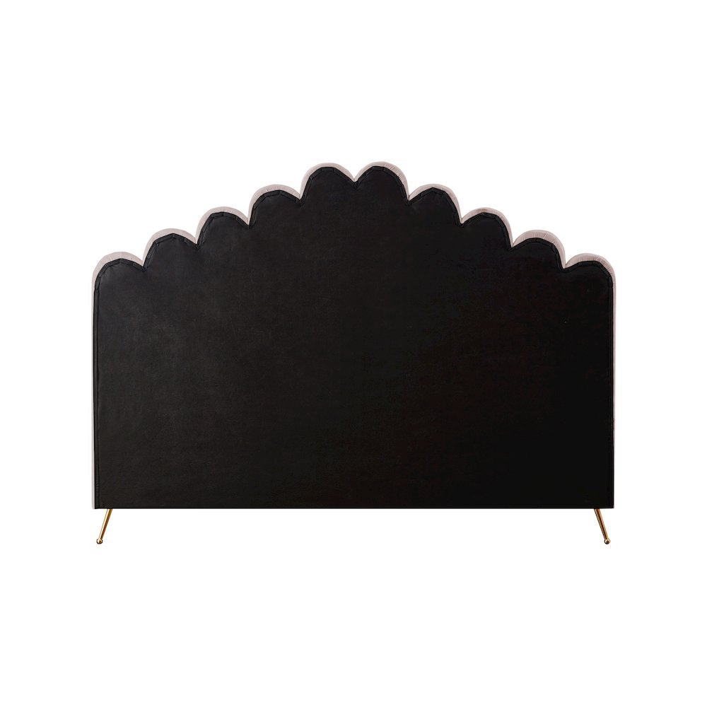Lily Pink Velvet King Bed