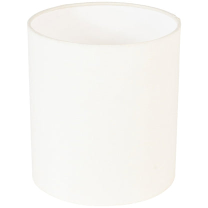 Paros White / Off White Genuine Marble Base And Cotton Shade Table Lamp