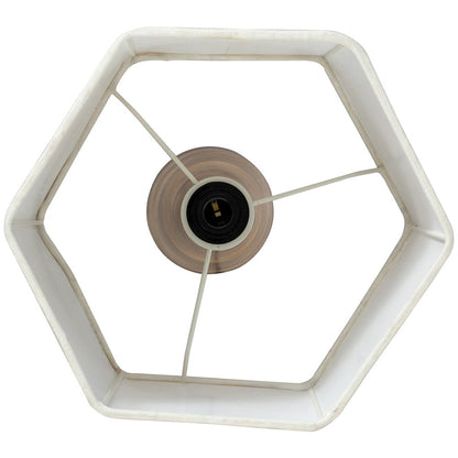 Juniper Natural / Off White Mango Wood Base And Cotton Shade Table Lamp