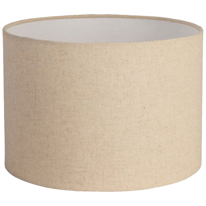 Orenda Travertine / Natural Mango Wood Base And Linen Shade Table Lamp