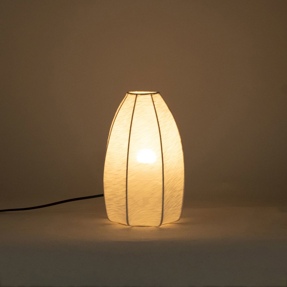 Lumaire Off White Stretch Fabric Table Lamp