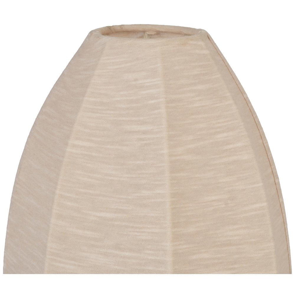 Lumaire Taupe Stretch Fabric Table Lamp