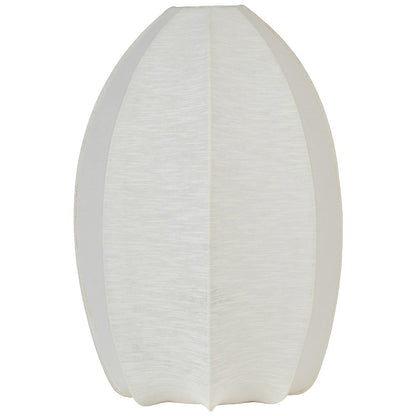 Lumaire Off White Stretch Fabric Table Lamp