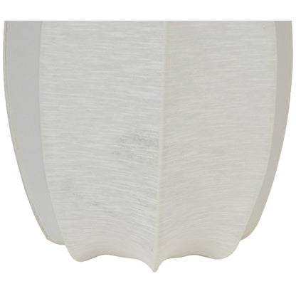 Lumaire Off White Stretch Fabric Table Lamp