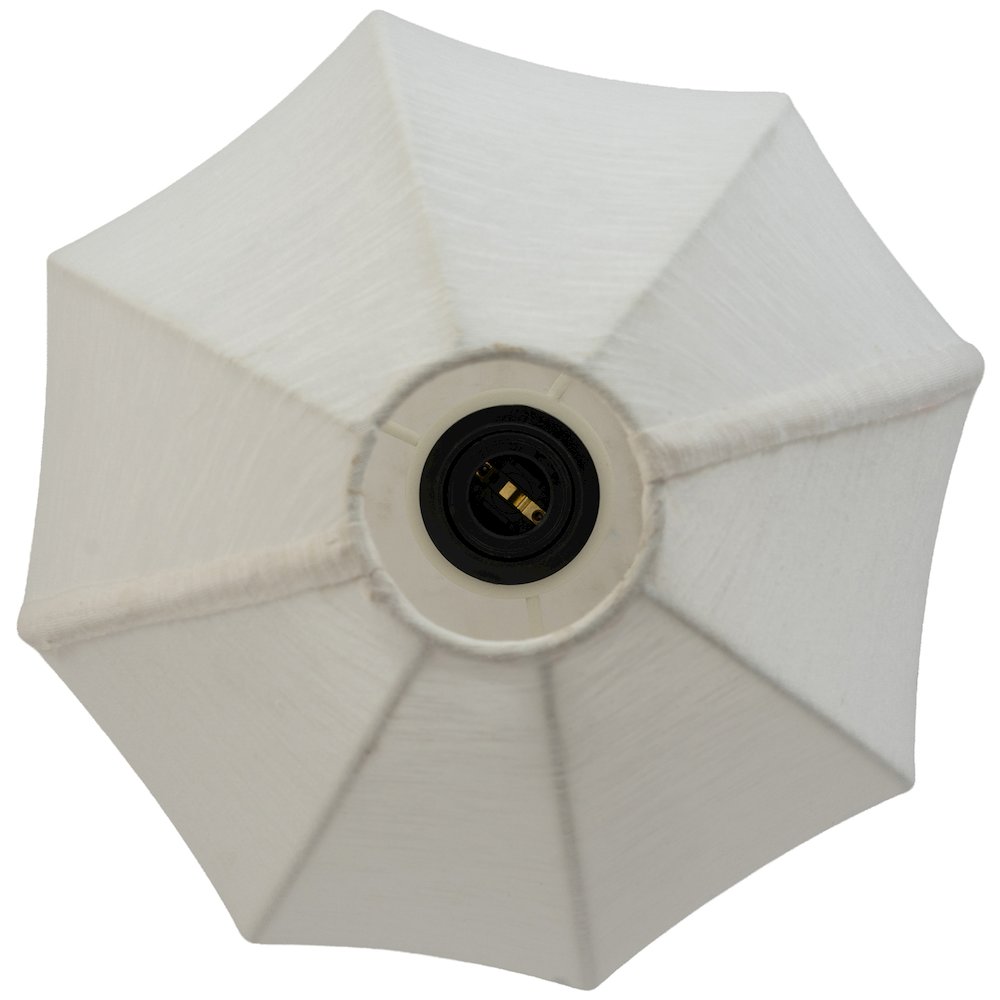 Lumaire Off White Stretch Fabric Table Lamp