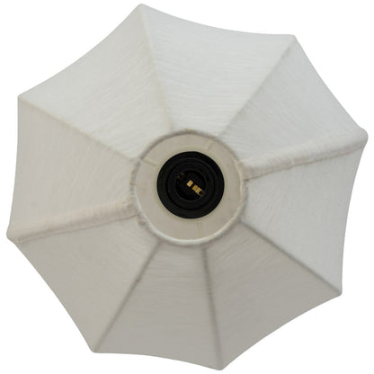 Lumaire Off White Stretch Fabric Table Lamp