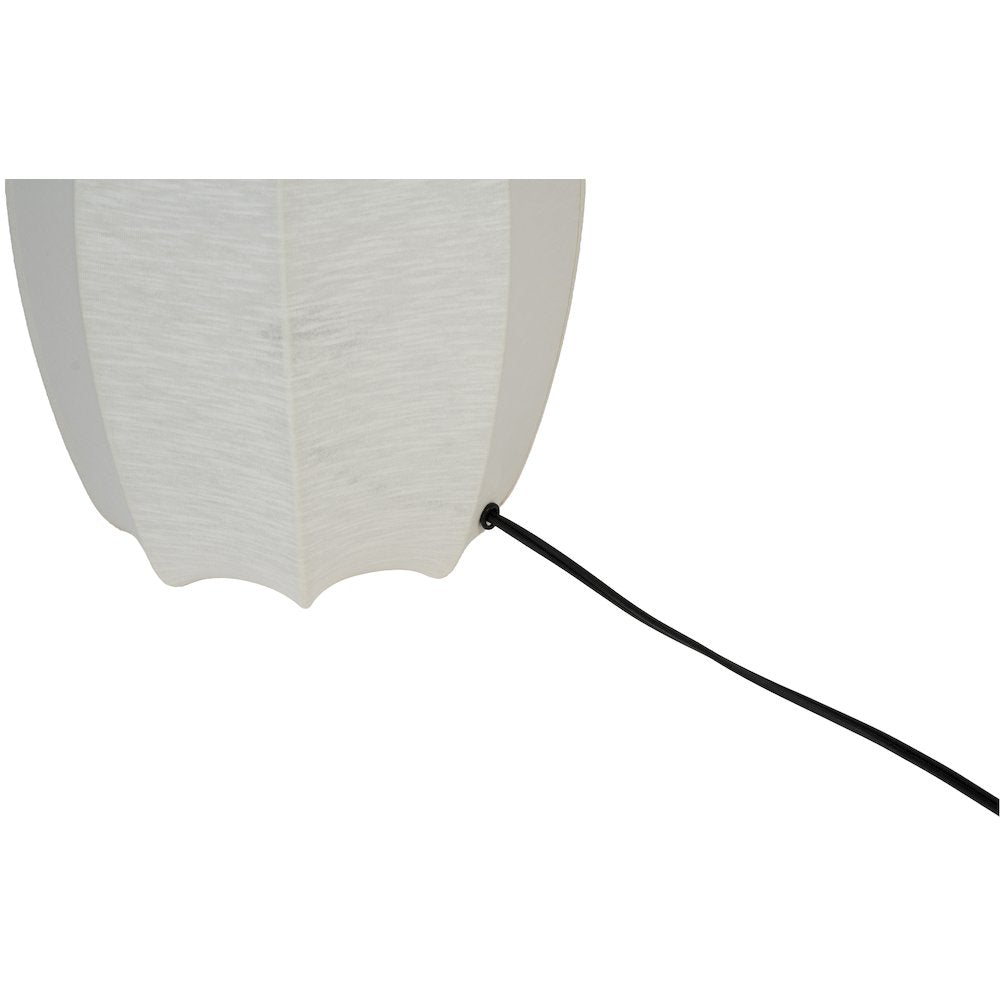 Lumaire Off White Stretch Fabric Table Lamp