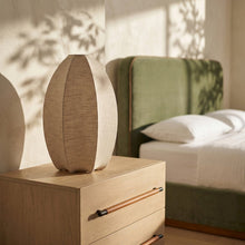 Lumaire Taupe Stretch Fabric Table Lamp