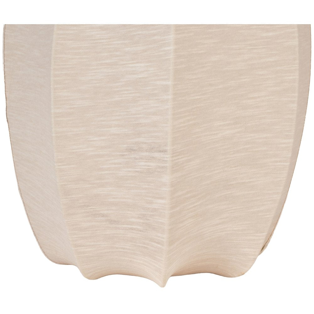 Lumaire Taupe Stretch Fabric Table Lamp