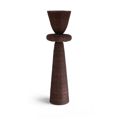 Kindred Brown Rattan Floor Lamp