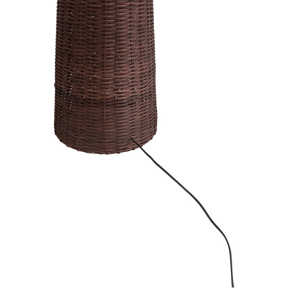Kindred Brown Rattan Floor Lamp