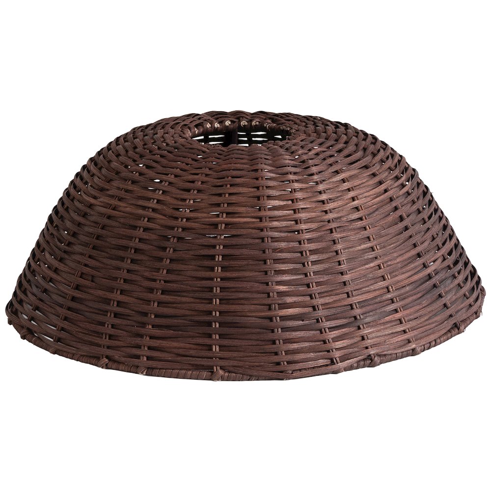 Havana Brown Rattan Table Lamp