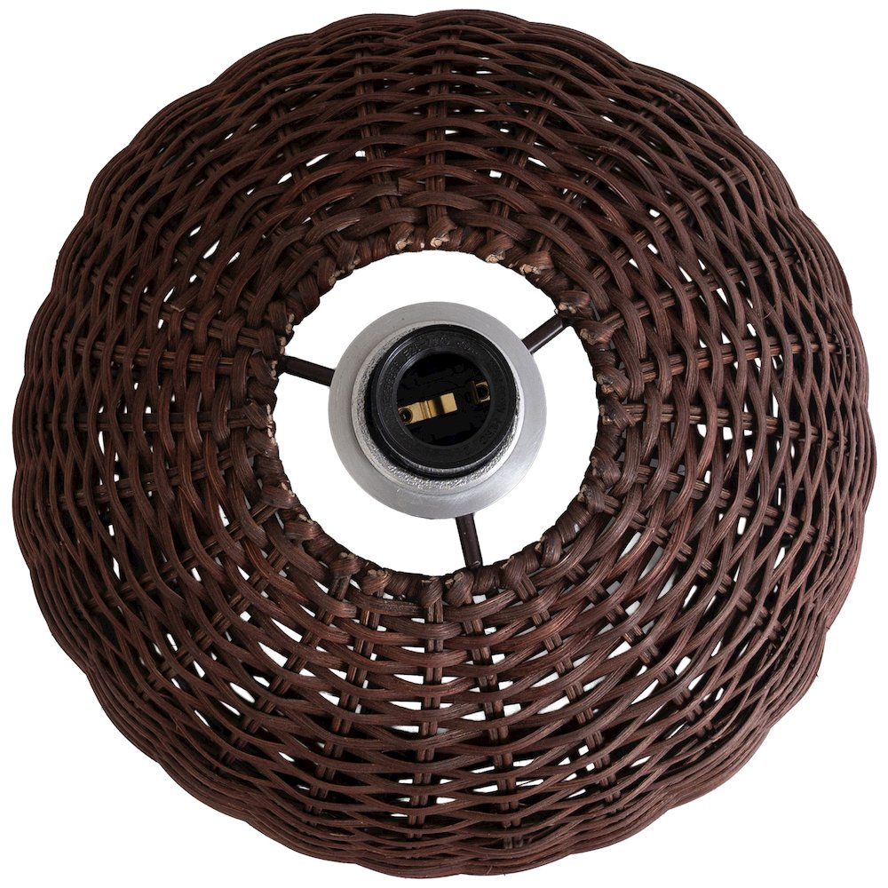 Nomad Brown Rattan Table Lamp