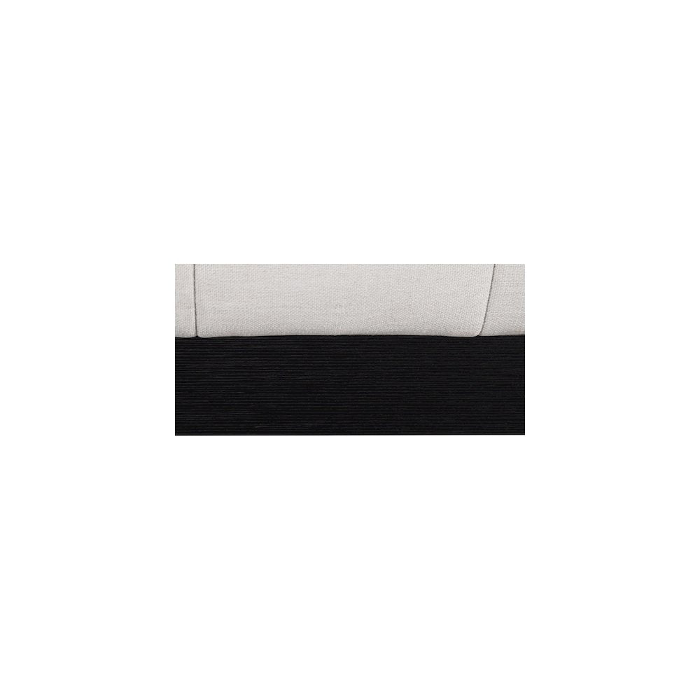 Lucia Beige Linen Textured Fabric Full Bed
