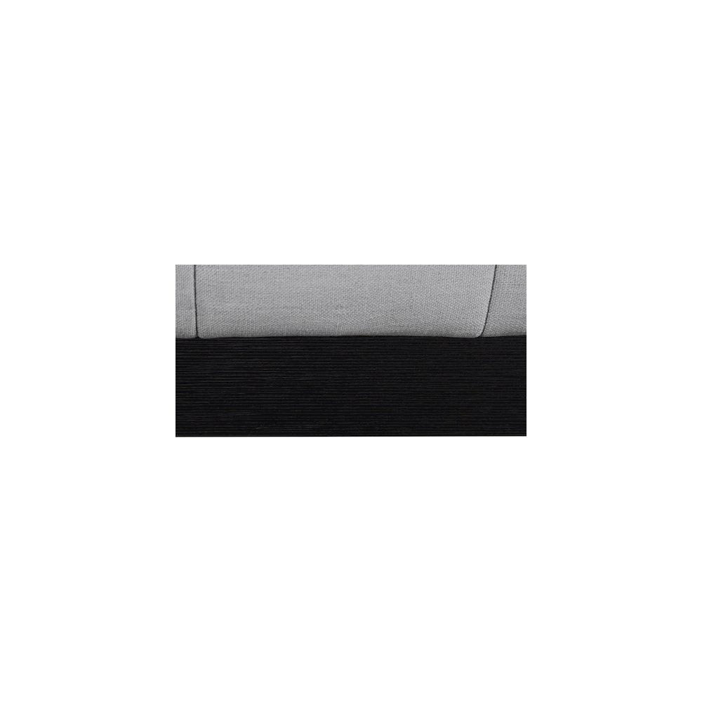 Lucia Grey Linen Textured Fabric Full Bed