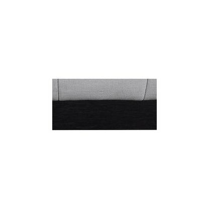 Lucia Grey Linen Textured Fabric Full Bed