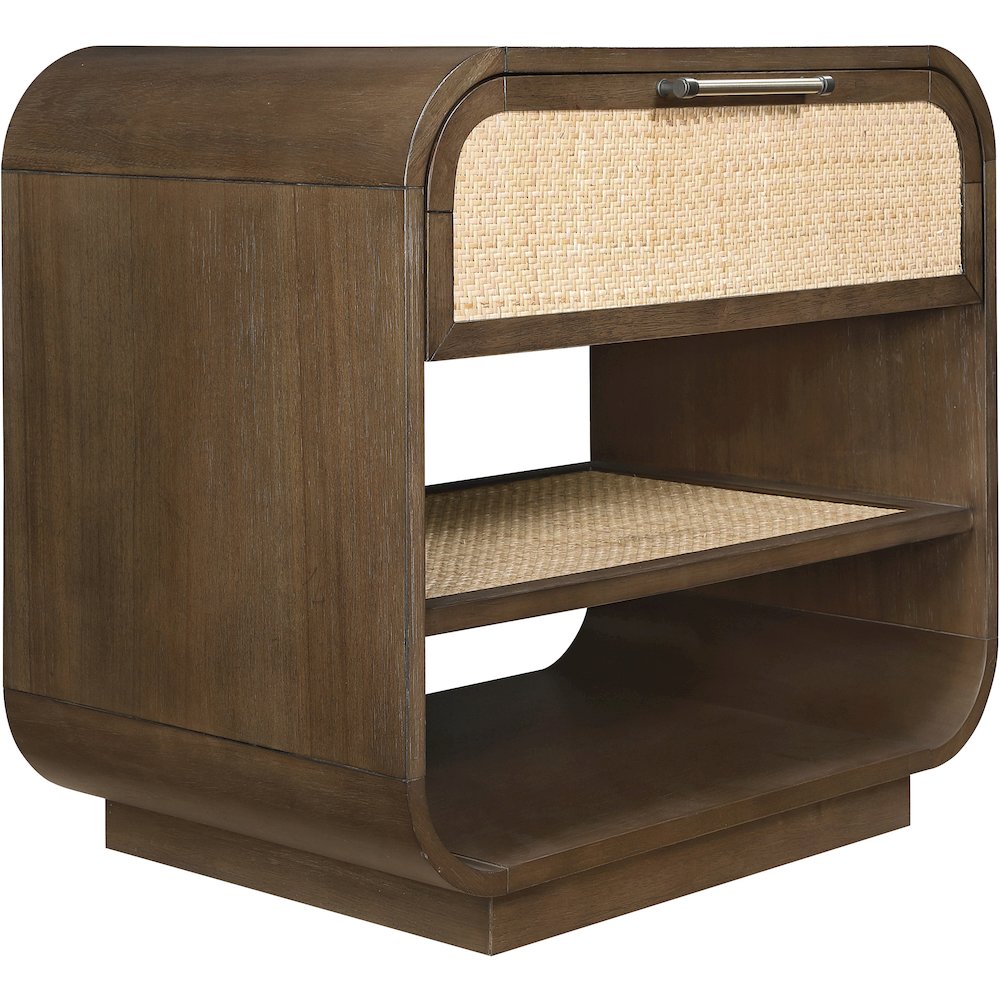 Windsor Brown Solid Wood Nightstand
