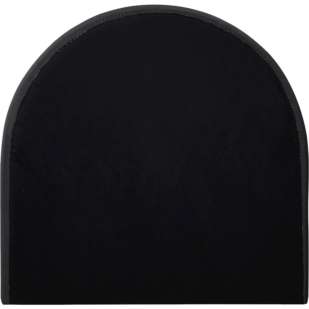 Madrid Black Velvet Twin Bed
