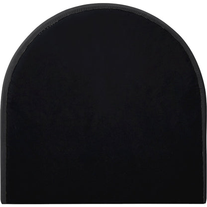 Madrid Black Velvet Twin Bed