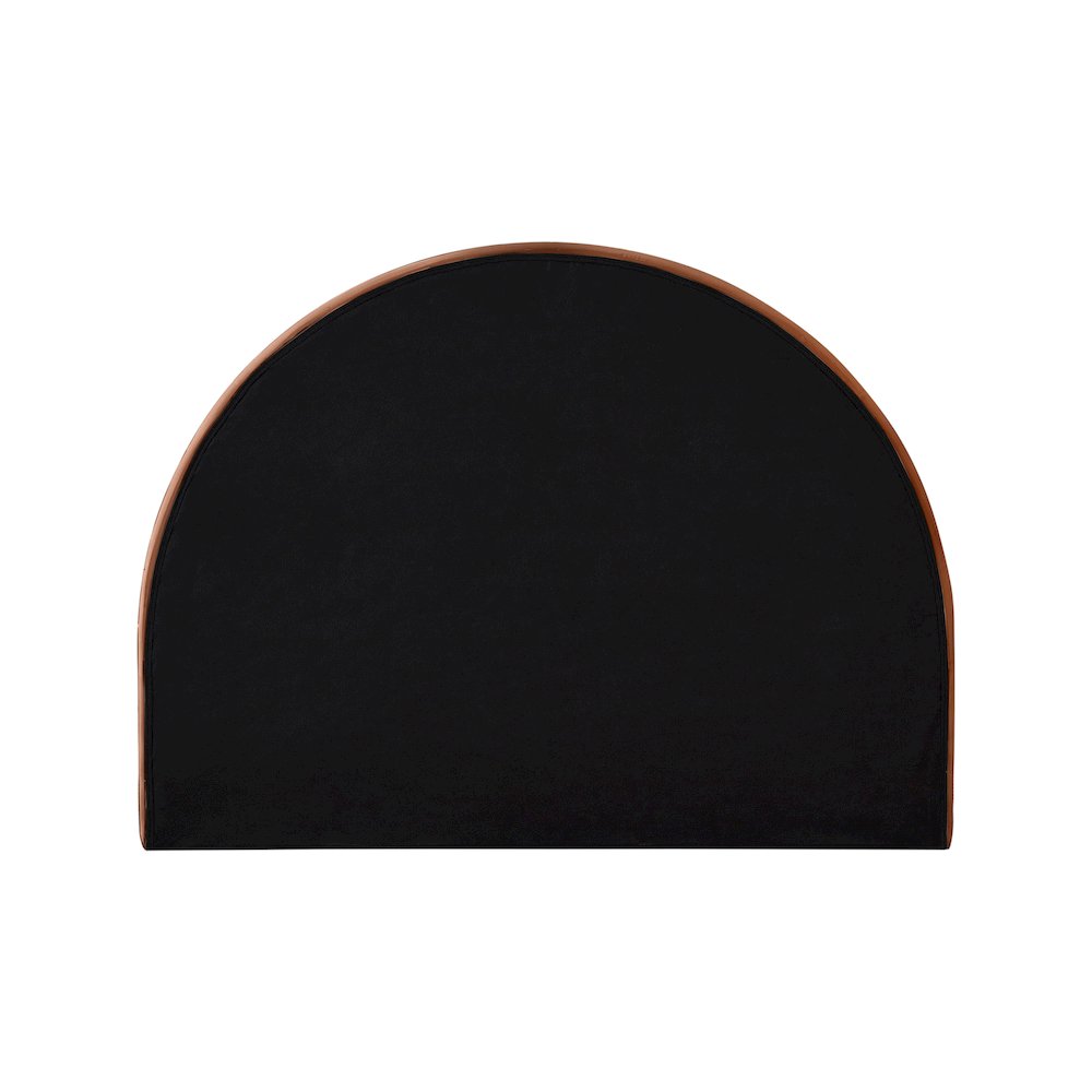 Madrid Cognac Velvet Queen Bed