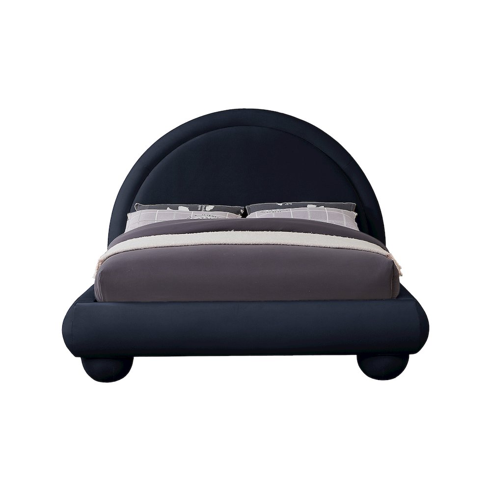 Madrid Navy Velvet King Bed