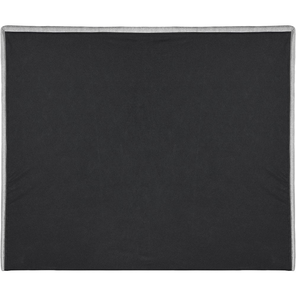 Maxwell Grey Linen Textured Fabric Full Bed