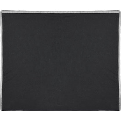 Maxwell Grey Linen Textured Fabric Full Bed